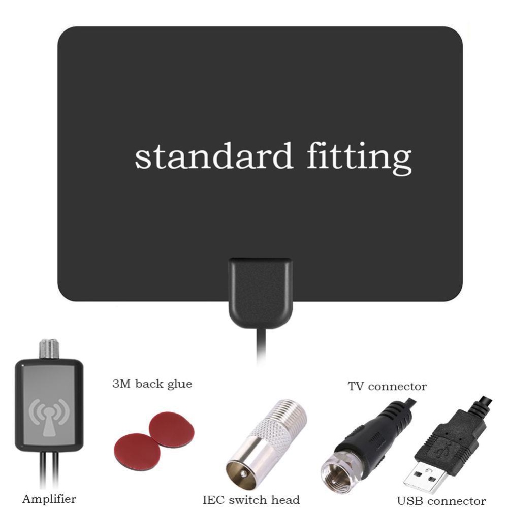 4K Hdtv Tv Anten Có Mạch Khuếch Đại/Tín Hiệu Kỹ Thuật Số Thu Dvb-t Dành Cho Sử Dụng Trong Nhà
