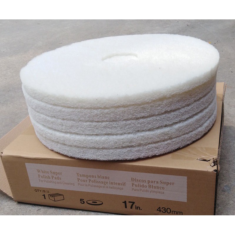 Pad chà sàn 17 / 18 inch cho máy chà sàn  phụ kiện mâm tấm cước vệ sinh công nghiệp