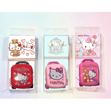 Tai nghe mèo kitty vali TNVL1 KN-643 earphone cute dễ thương