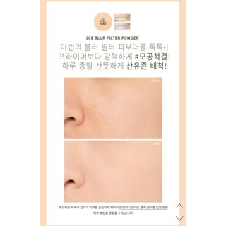 Phấn Phủ 3CE Blur Filter Powder