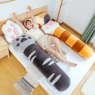 Gối Ôm Nhồi Bông Hình Chân Mèo Hoạt Hình Giặt Được Tiện Dụng