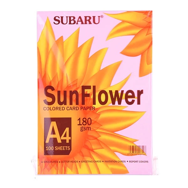 Giấy bìa màu A4 Sunflower