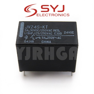 1 cái jv12s-kt jv24s-kt jv12-kt jv24-kt 4pin 5a30vdc / 250vac 12vdc rơle nguồn còn hàng