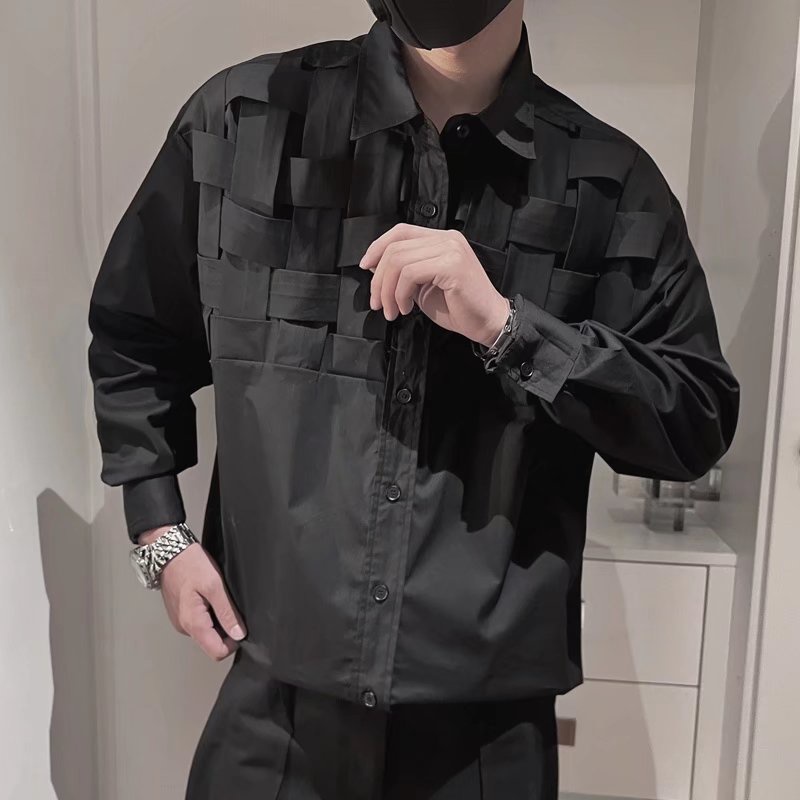 Áo Sơ Mi Nam Tay Dài Phong Cách Đường Phố Thời Trang Xuân Thu 2022