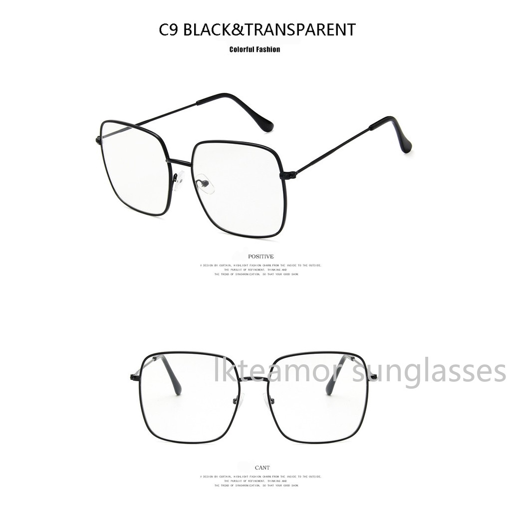 Kính mát gọng kim loại vuông cho nữ