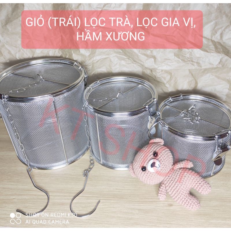 GIỎ (TRÁI) ĐỰNG GIA VỊ, TRÀ, HẦM XƯƠNG