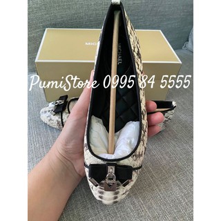Giày Michael Kors Alice Ballet Natural Snake