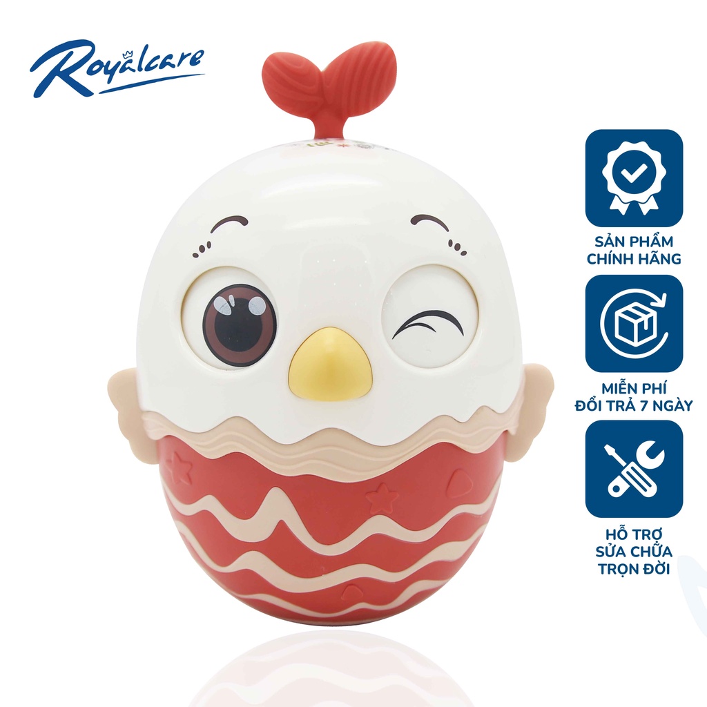 Đồ chơi lật đật hình quả trứng dễ thương kêu leng keng  Royalcare 0820-RC-822-222 - decor trang trí phòng bé