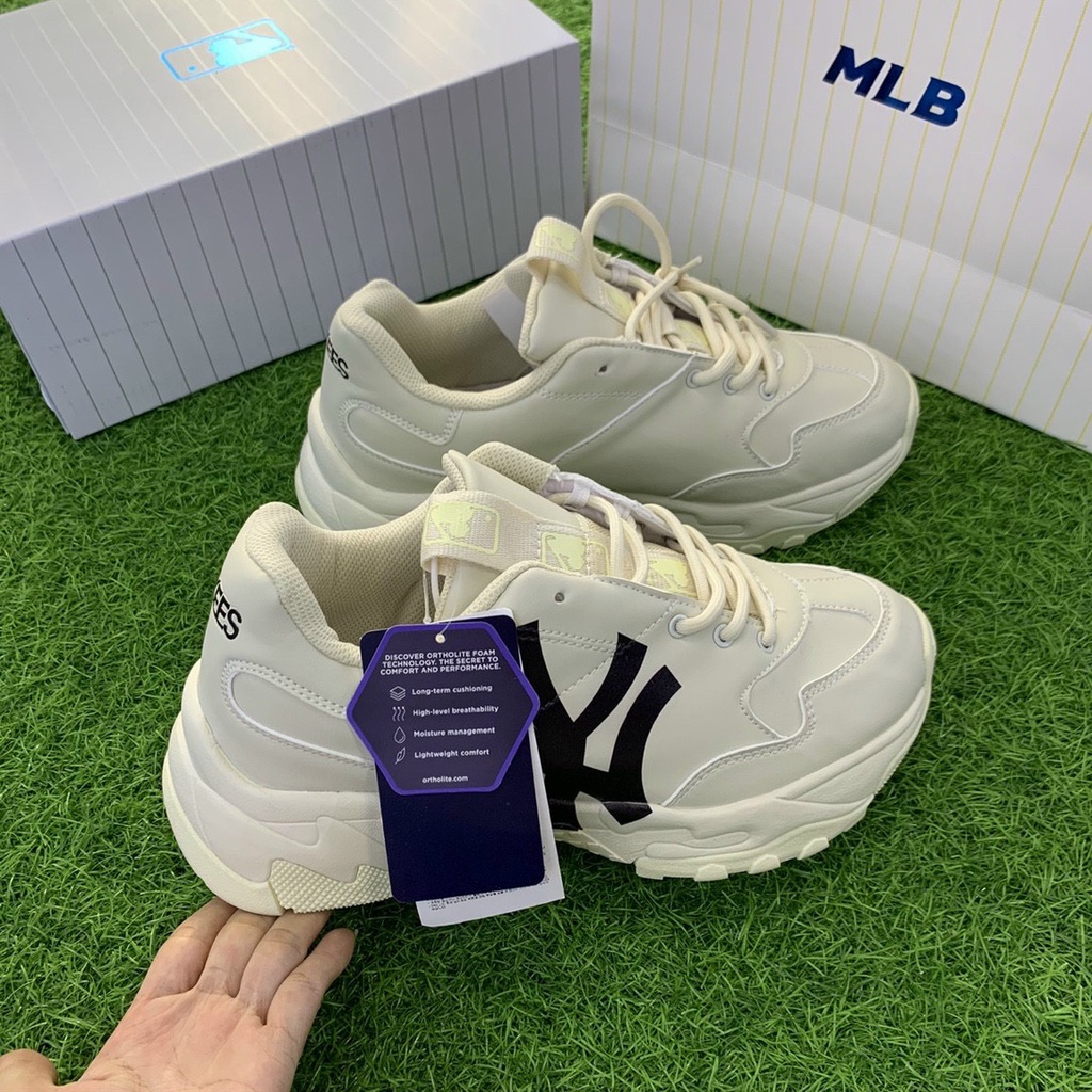 Giày sneaker NY chữ đen bản Trung hàng chuẩn 11, full size nam nữ ( đầy đủ phụ kiện , túi sách ) | BigBuy360 - bigbuy360.vn