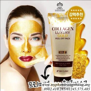 Mặt nạ lột mụn collagen 3w clinic -100g