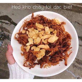 Hộp 500g Thịt Heo Khô Cháy Tỏi hiệu Hoàng Anh