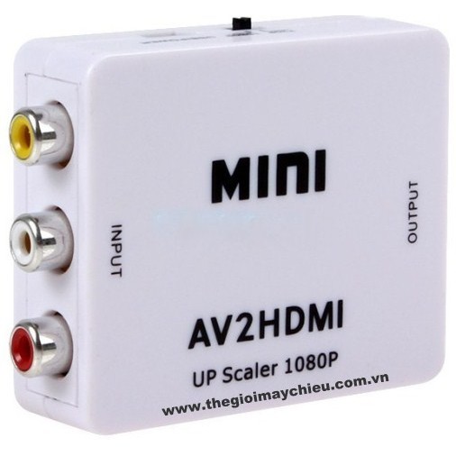 Box Chuyển Hdmi Ra Av Mini - Bộ Chuyển Đổi HDMI Sang AV và AV sang HDMI