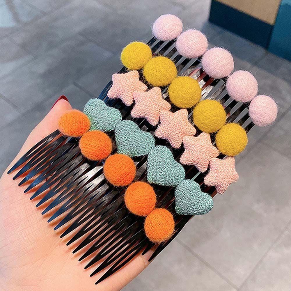 Kẹp Tóc Hình Ngôi Sao / Trái Tim Màu Sắc Ngọt Ngào 15H Cho Nữ