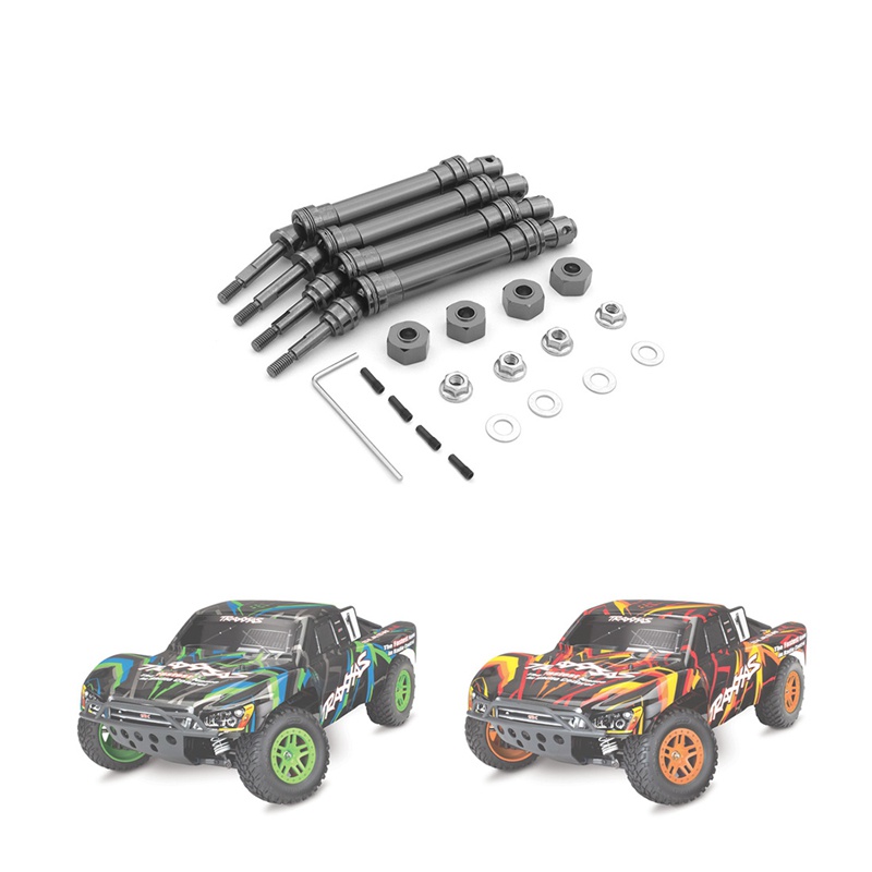 4 Trục Truyền Động Trước Và Sau Bằng Kim Loại CVD Cho Xe Điều Khiển Từ Xa Traxxas Slash VXL 4X4 1 / 10