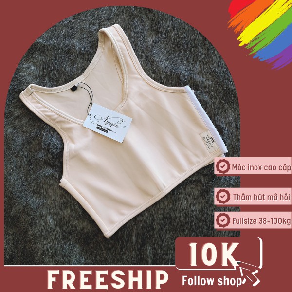Áo nịt ngực gen có viền cao cấp