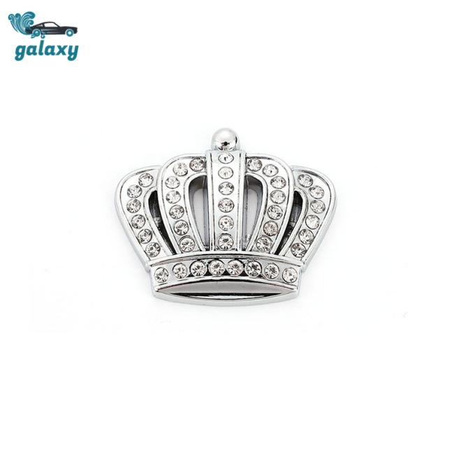 Galaxy Miếng Dán 3d Bằng Kim Loại Hình Vương Miện Trang Trí Xe Hơi