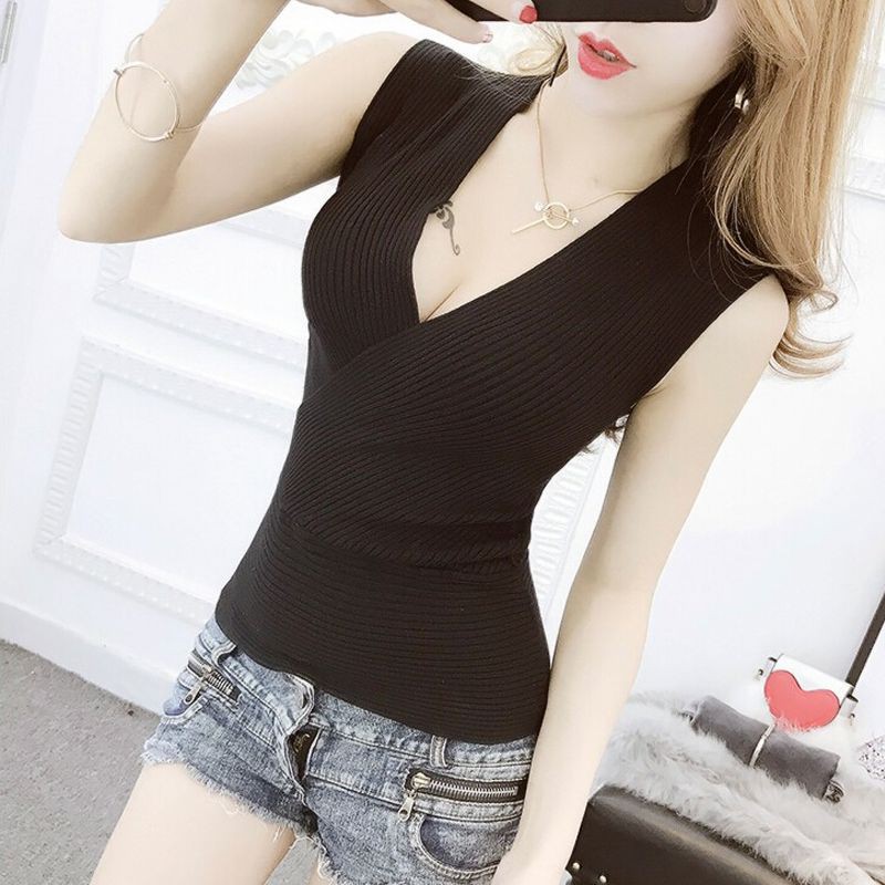 [Baywellfashion]Áo vải dệt không tay màu trơn xinh xắn cho nữ | BigBuy360 - bigbuy360.vn