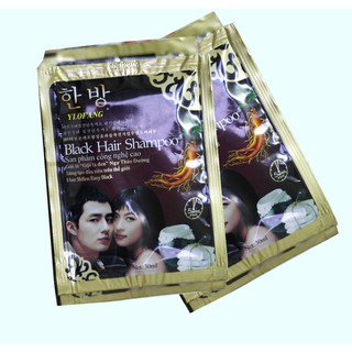 Gói Dầu Gội Nhuộm Đen Tóc Black Hair Shampoo Hàn Quốc