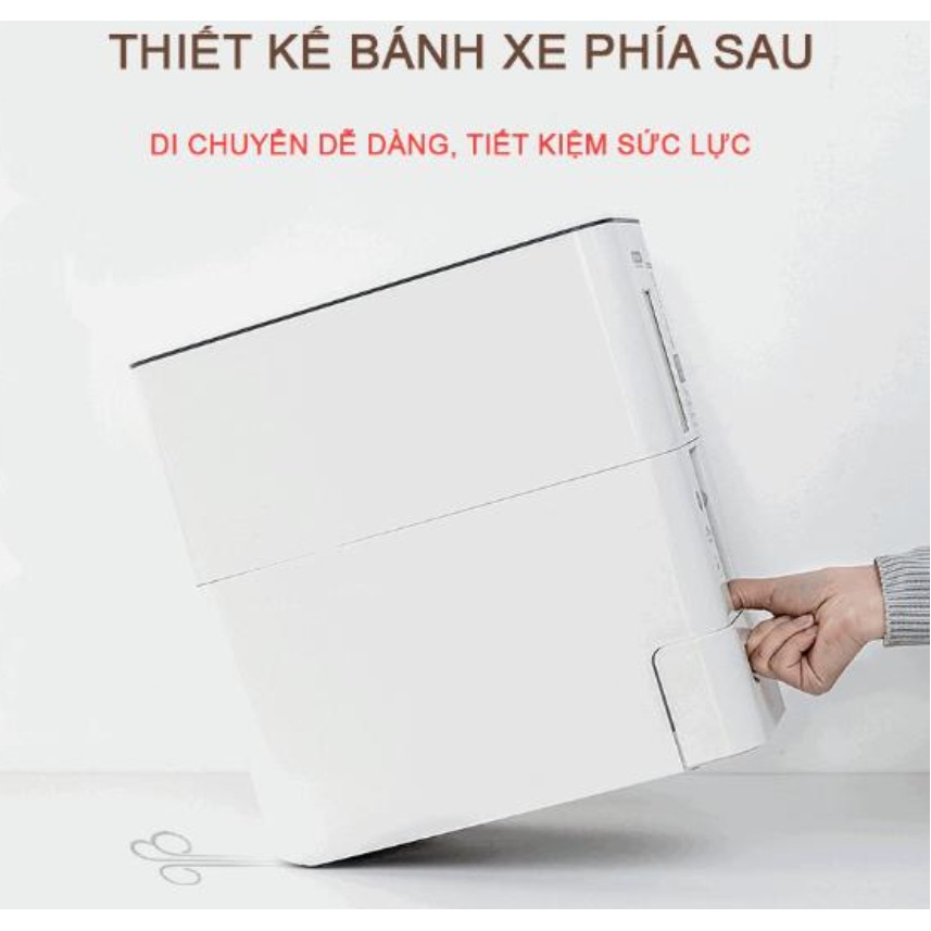 Thùng gạo tự động 12kg công nghệ kháng khuẩn - King Of Prussia