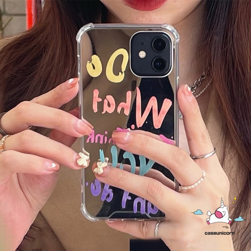 Ốp Điện Thoại Chống Sốc Tráng Gương Cho iPhone 11 13 12 Pro MAX 7plus 8plus 7 8 Plus X XR XS MAX SE 2020