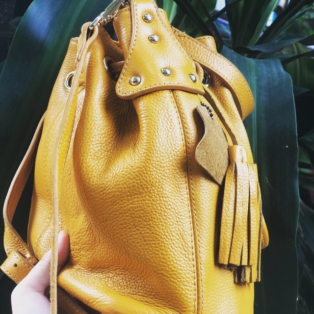 Túi bucket da thật hãng farboom