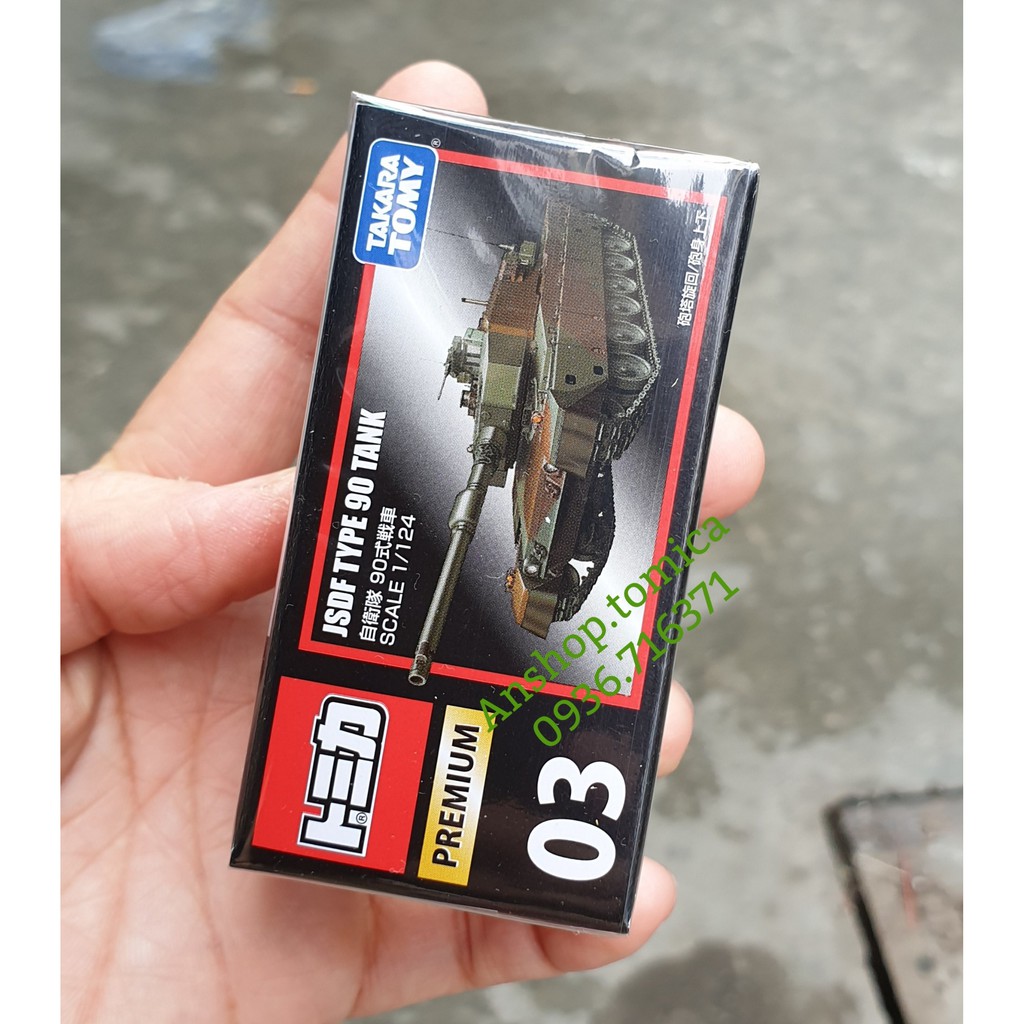 Mô hình xe tank tomica Nhật Bản No03 (Có Hộp)