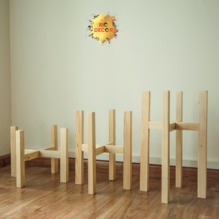 Đôn Gỗ Đựng Chậu và Cây  - Gỗ tự nhiên