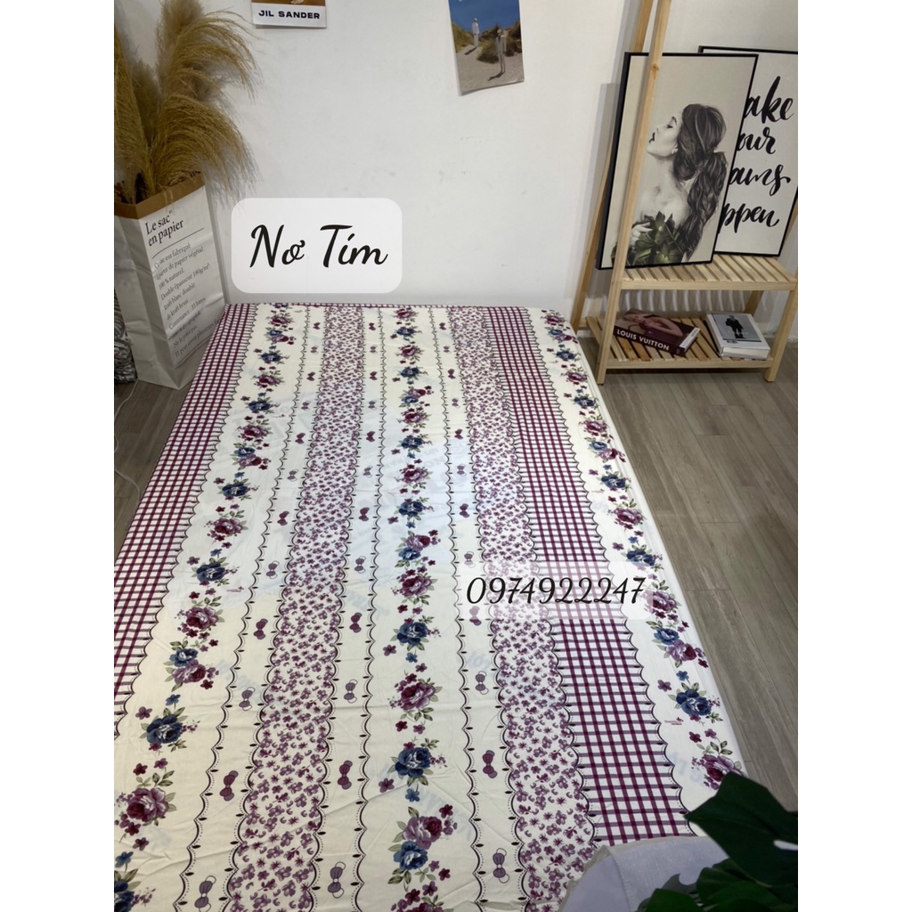 Ga Giường ( lẻ ) cotton THẮNG LỢI 100%. Vải có in logo Thắng Lợi Không Xù Lông, Không Phai Màu. Vệ sinh đơn giản tại nhà
