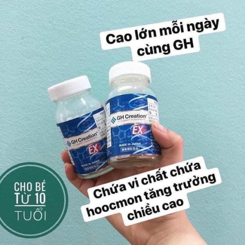 Tăng chiều cao GH Creation của Nhật Bản 270 viên