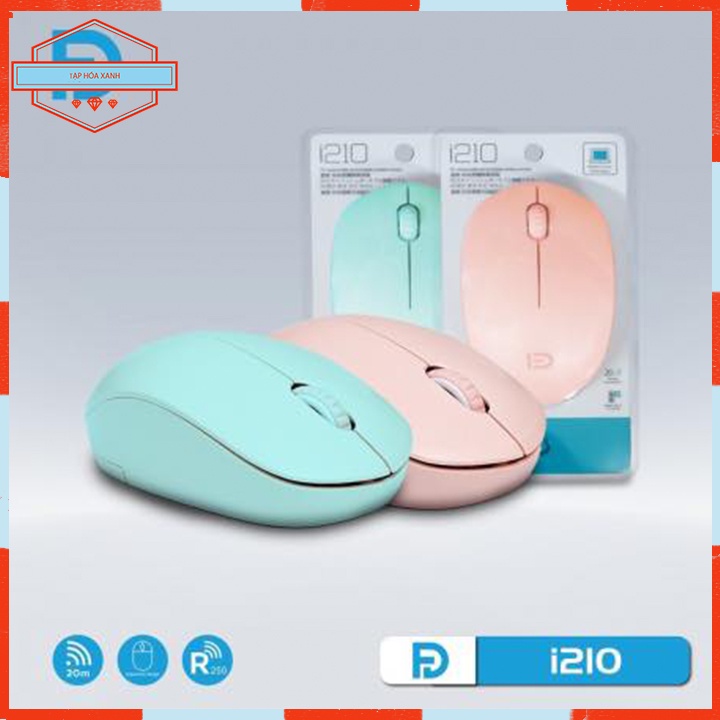 Chuột Máy Vi Tính Laptop Không Dây Wireless Mouse FD i210 Chuột Gaming Văn Phòng