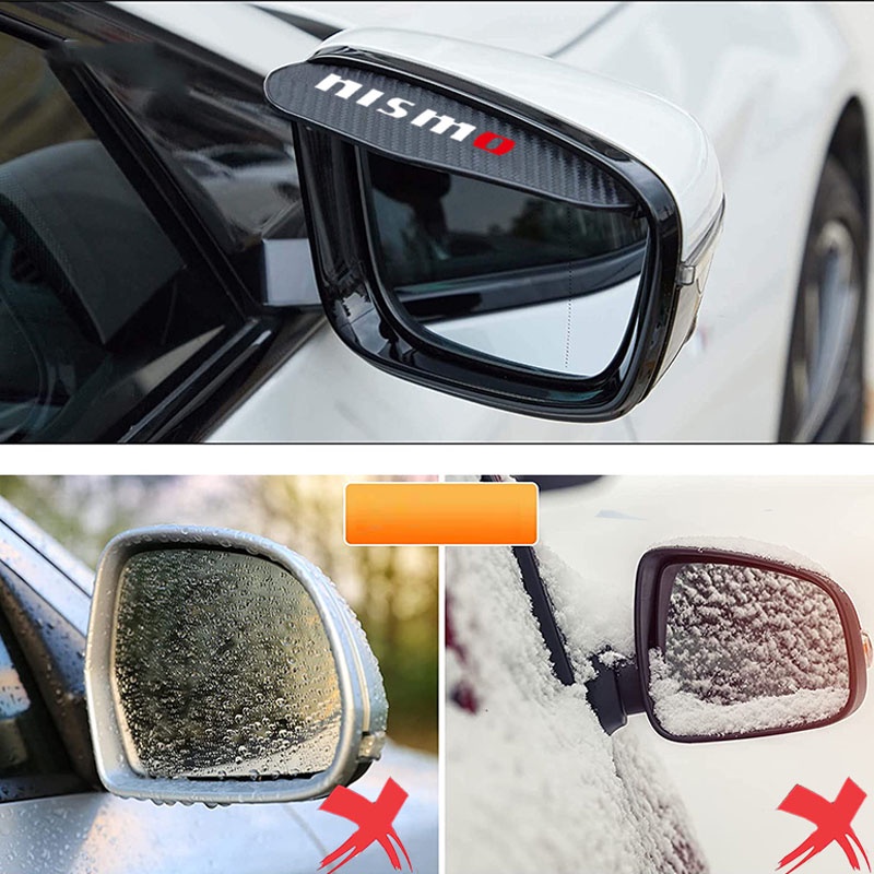 Set 2 Vỏ Bọc Kính Chiếu Hậu Họa Tiết Sợi Carbon Cho Nissan Qashqai Juke X trail T32 T31 Tiida Almera March Nismo