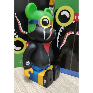 Mô hình Bearbrick A Bathing Ape và Stich 28 cm (400%)