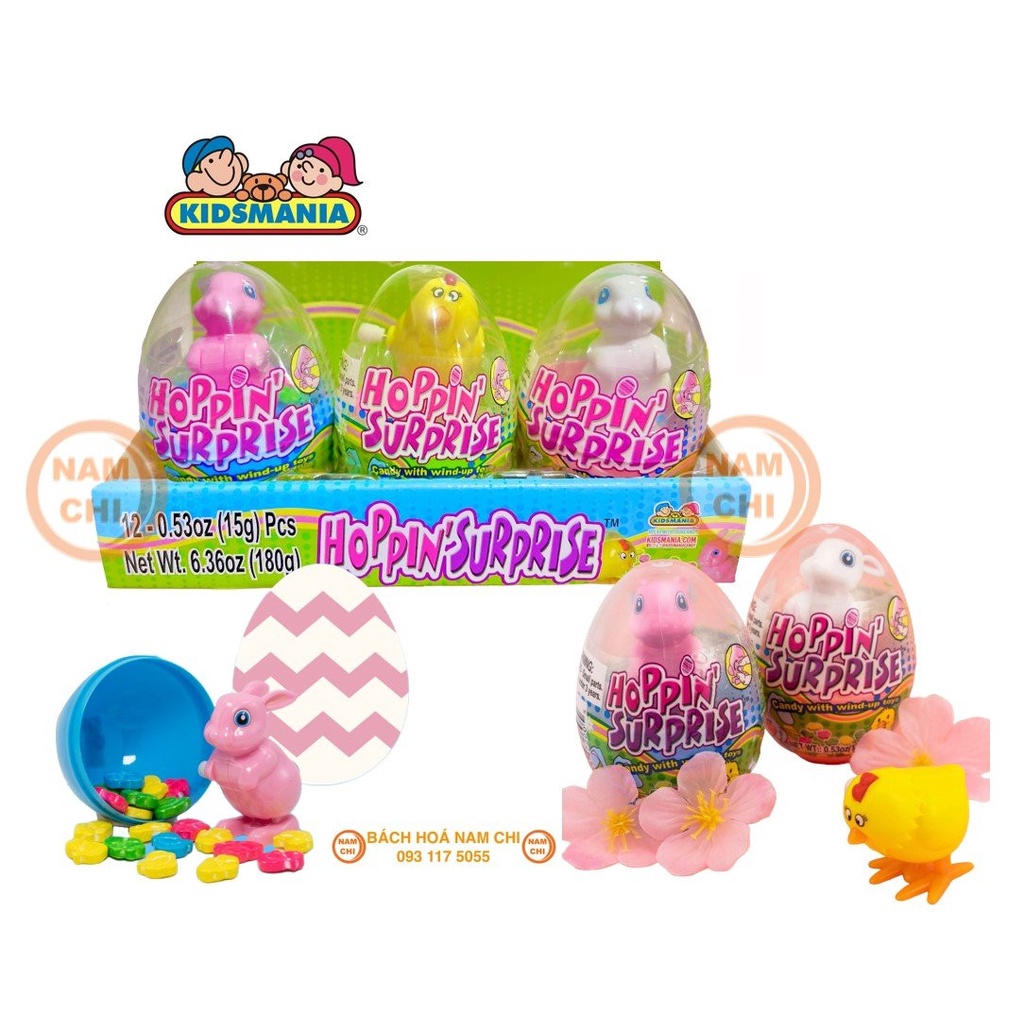 [TRỨNG BẤT NGỜI HOPPIN] Trứng Đồ Chơi HOPPIN SURPRISE Dành Cho Các Bé Thích Mê Hình Thỏ Gà Biết Đi Giao Ngẫu Nhiên