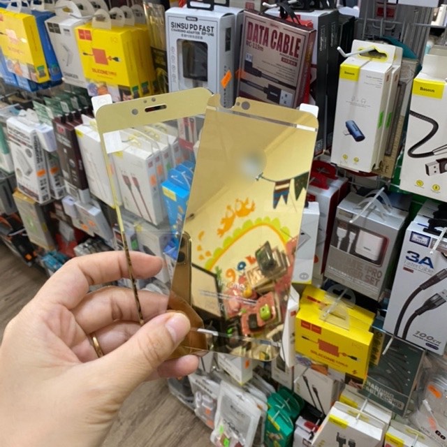 XẢ KHO THANH LÝ Miếng Dán Kính Gương Cường Lực 2 Mặt Dành Cho iPhon ip 6 6s plus 5 5s 4g 4 4s