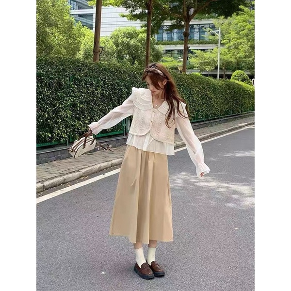 Áo sơ mi kèm gile hot hot 2022 - Hàng Quảng Châu