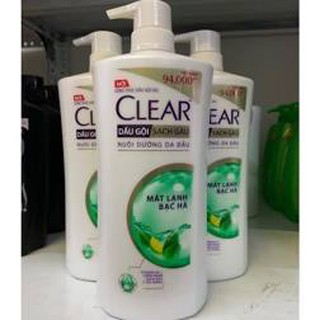 Dầu Gội Clear Bạc Hà Mát Lạnh 880ml