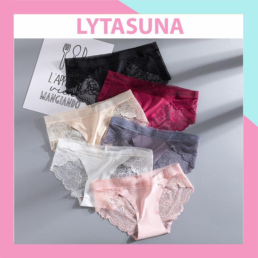  Quần lót Thái su ren họa tiết hoa THÔNG THOÁNG cực mềm mại ,cực SEXY SQ05 | BigBuy360 - bigbuy360.vn