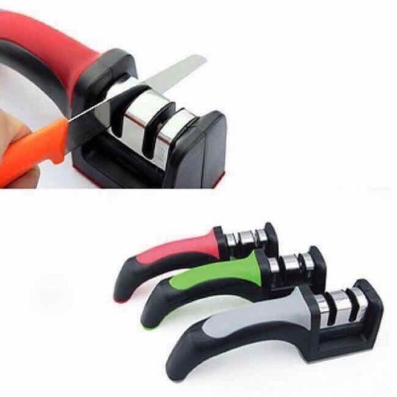 Dụng Cụ Mài Dao 3 Rãnh Sắc Bén, Máy Mài Dao Bằng Tay Tiện Lợi