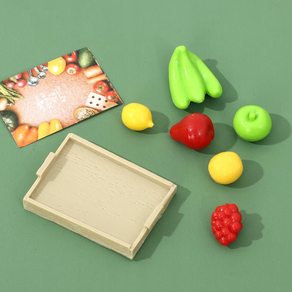 1 Bộ Khay Đựng Trái Cây Đồ Chơi Búp Bê
