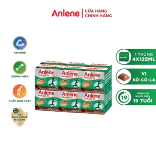 Thùng 48 hộp Anlene nươc hương vani/ socola 48 hộp*110ml( có ship. hỏa tốc HCM)