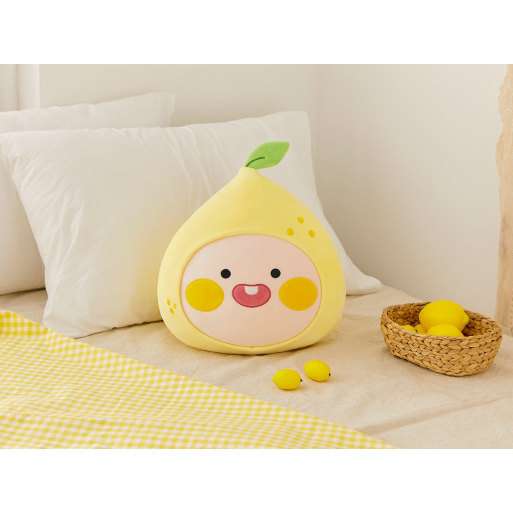 Gối Ôm Tròn Kakao Friends Lemon Apeach