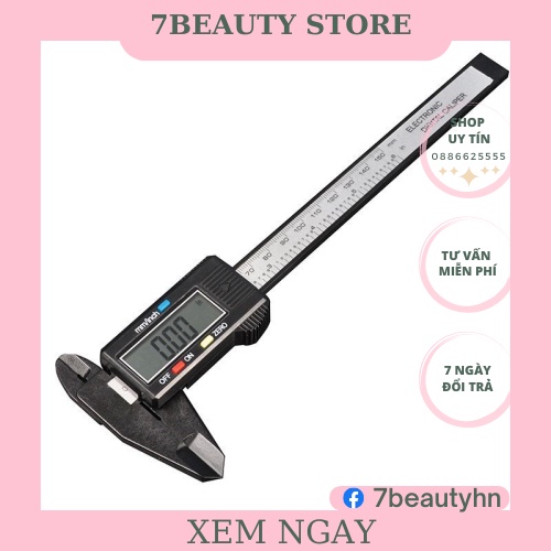THƯỚC KẸP ĐIỆN TỬ - Giúp thợ phun xăm đo lông mày chính xác-dụng cụ phun xăm