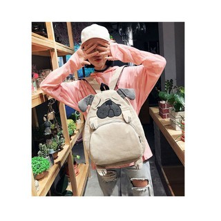 (Sẵn) BALO ulzzang con cún mặt xệ