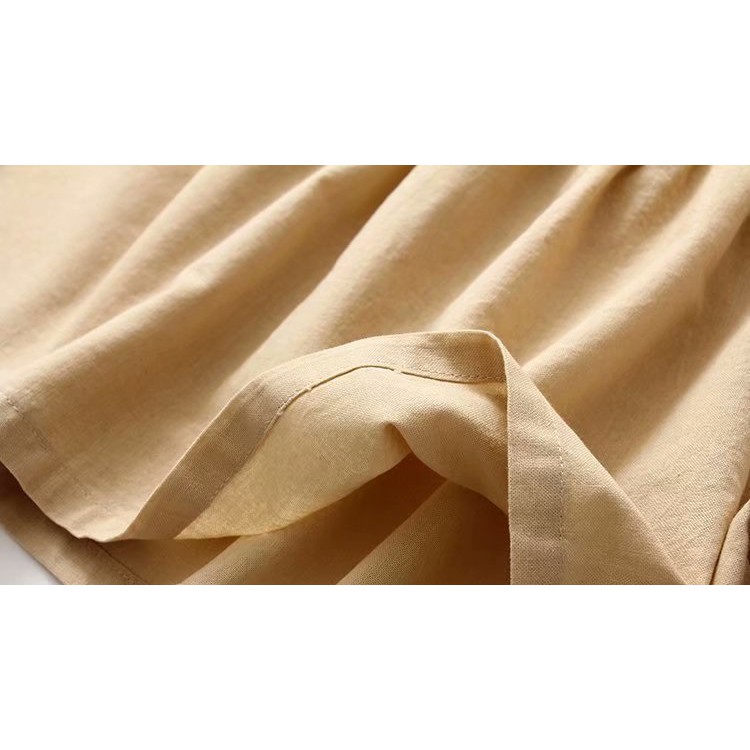 Quần Sọt Đùi Nữ Giả Váy vải linen Thời Trang Phong cách Morigirl Nhật Bản - Akira Store | BigBuy360 - bigbuy360.vn