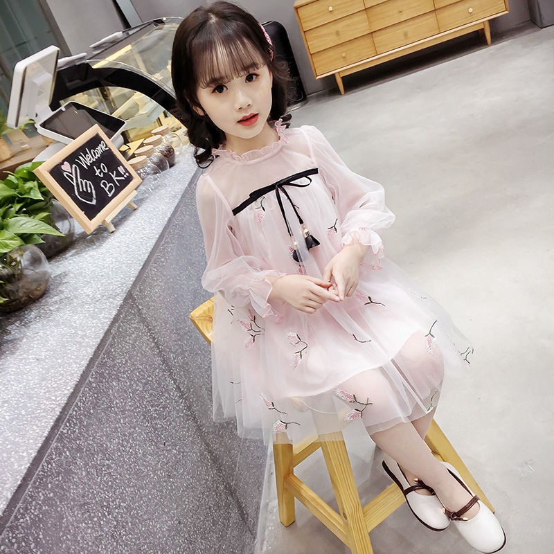 Fashionable Princess Dress Spring Autumn 2021 For Girls