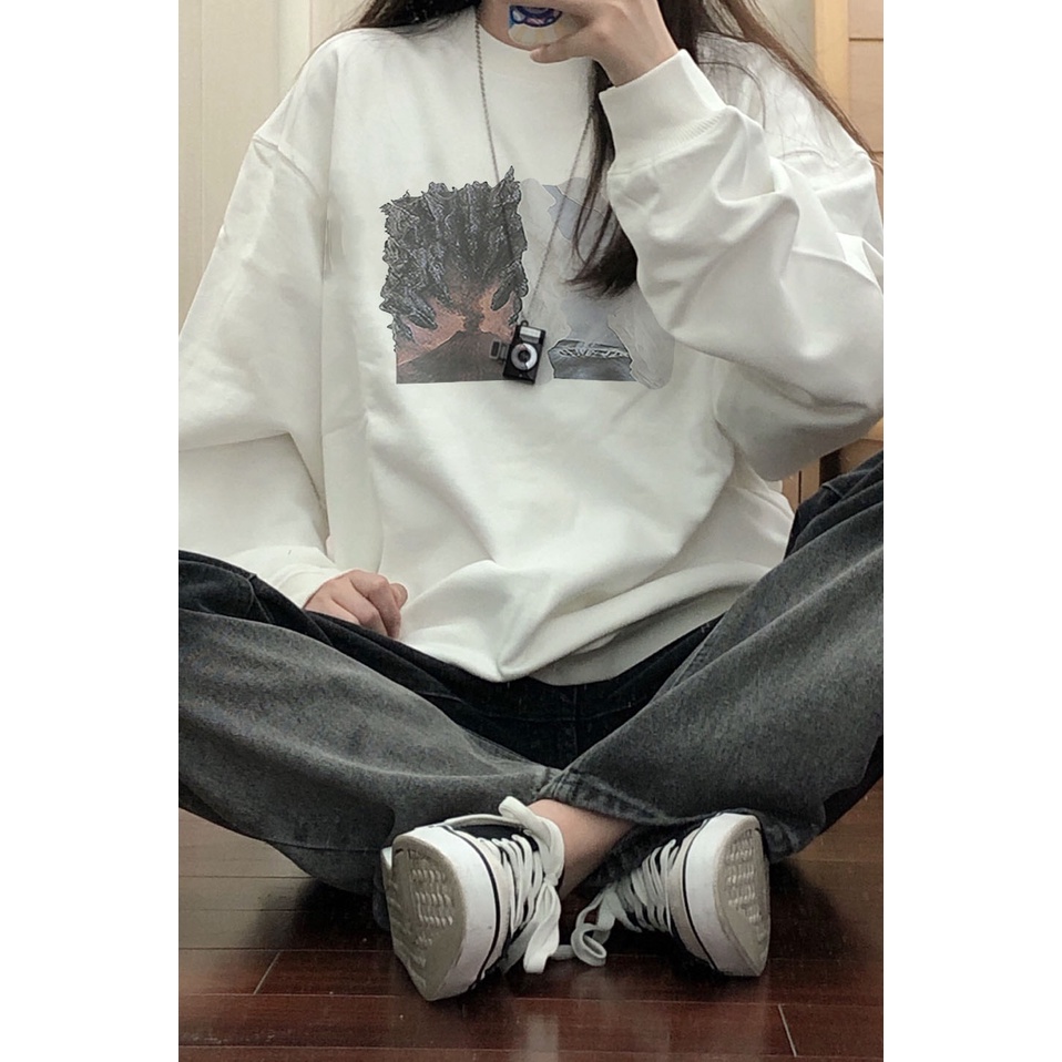 Áo thun dài tay cổ tròn phong cách Hàn Quốc thời trang dành cho nữ