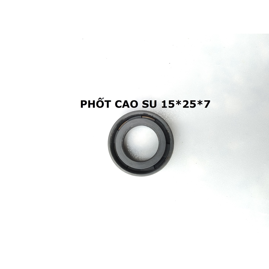 Combo 10 Phốt  cao su 15*25 chống nước  XE ĐIỆN MINH THÁI