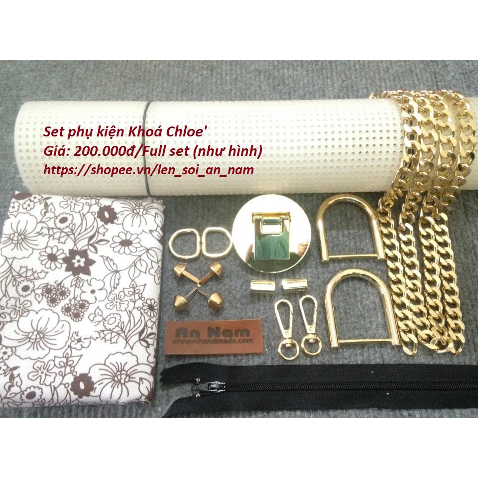 Set Phụ Kiện Khoá Tròn Gập