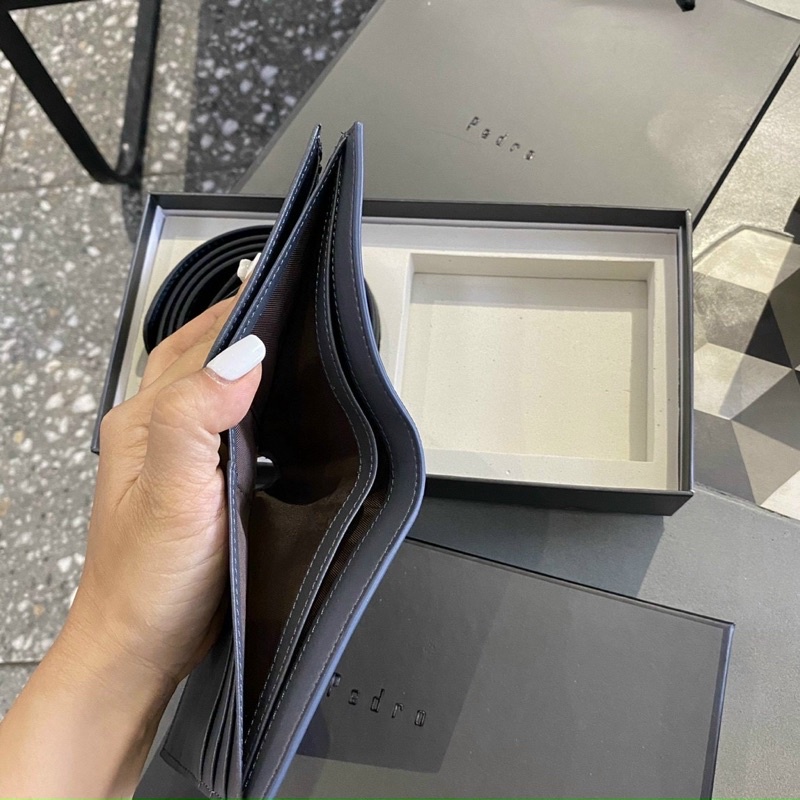 Set ví nam thắt lưng pedr0