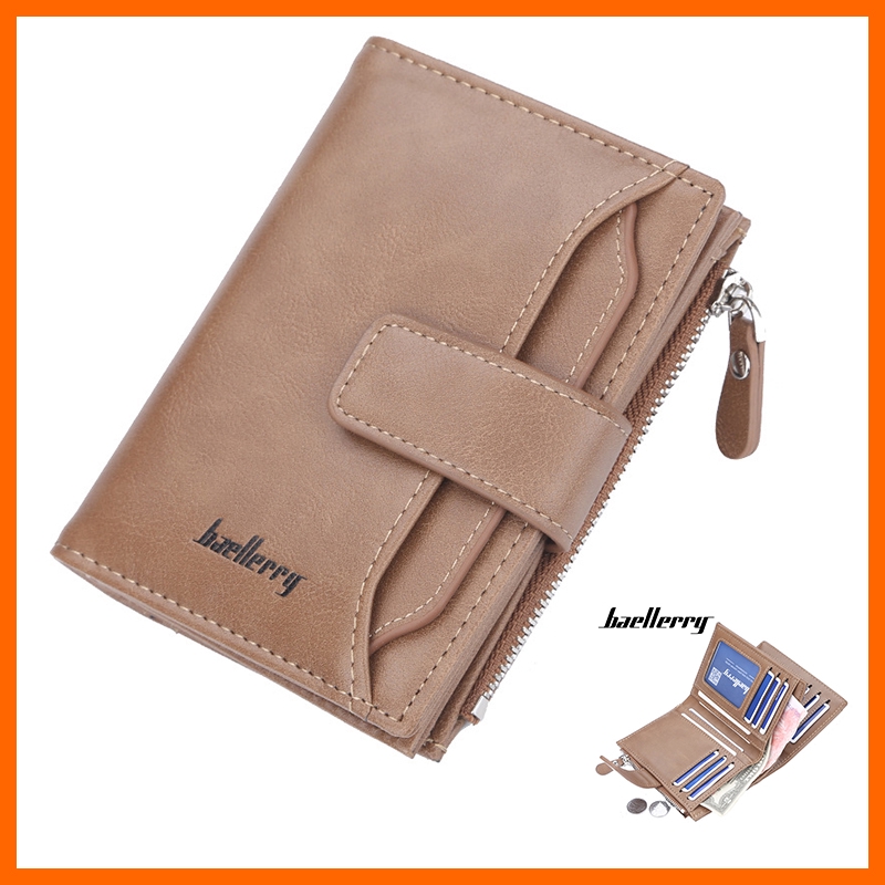 Ví Ngắn Baellerry Chất Lượng Cao Đa Năng Cho Nam